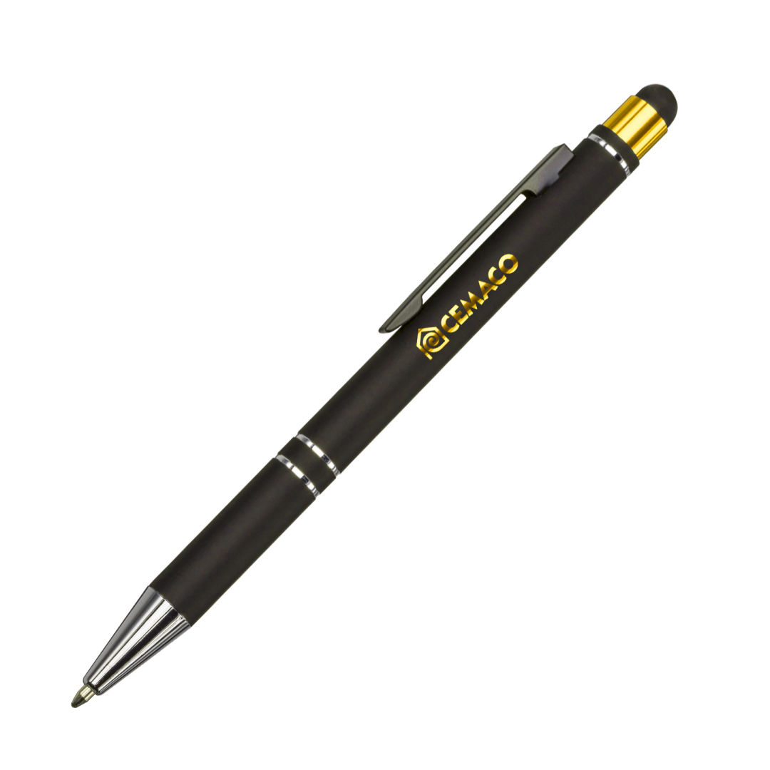 Scroll Metal Ballpoint Pen/Stylus 1