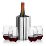 Jacobs Wine Cooler & Laurent Stemless Wine - Set of 5 (Blank) Jacobs Wine Cooler & Laurent Stemless Wine - Set of 5 (Blank)