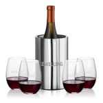 Jacobs Wine Cooler & Laurent Stemless Wine - Set of 5 Jacobs Wine Cooler & Laurent Stemless Wine - Set of 5