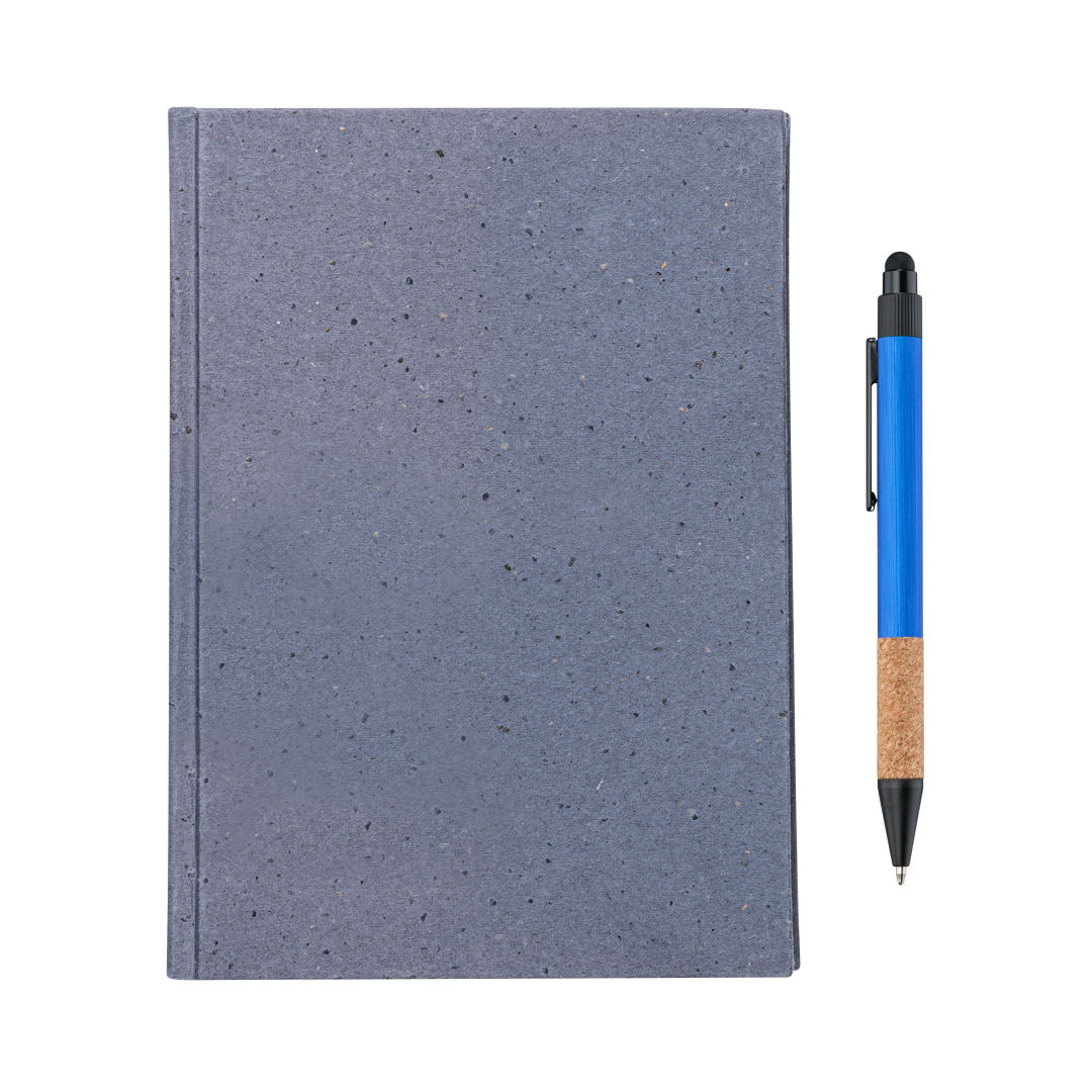 Tree Free Notebook/Manuel Recycled Pen Gift Set 1