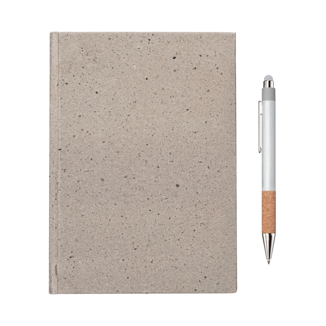 Tree Free Notebook/Manuel Recycled Pen Gift Set 1