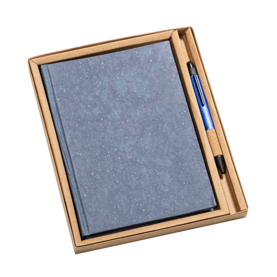 Tree Free Notebook/Manuel Recycled Pen Gift Set 1