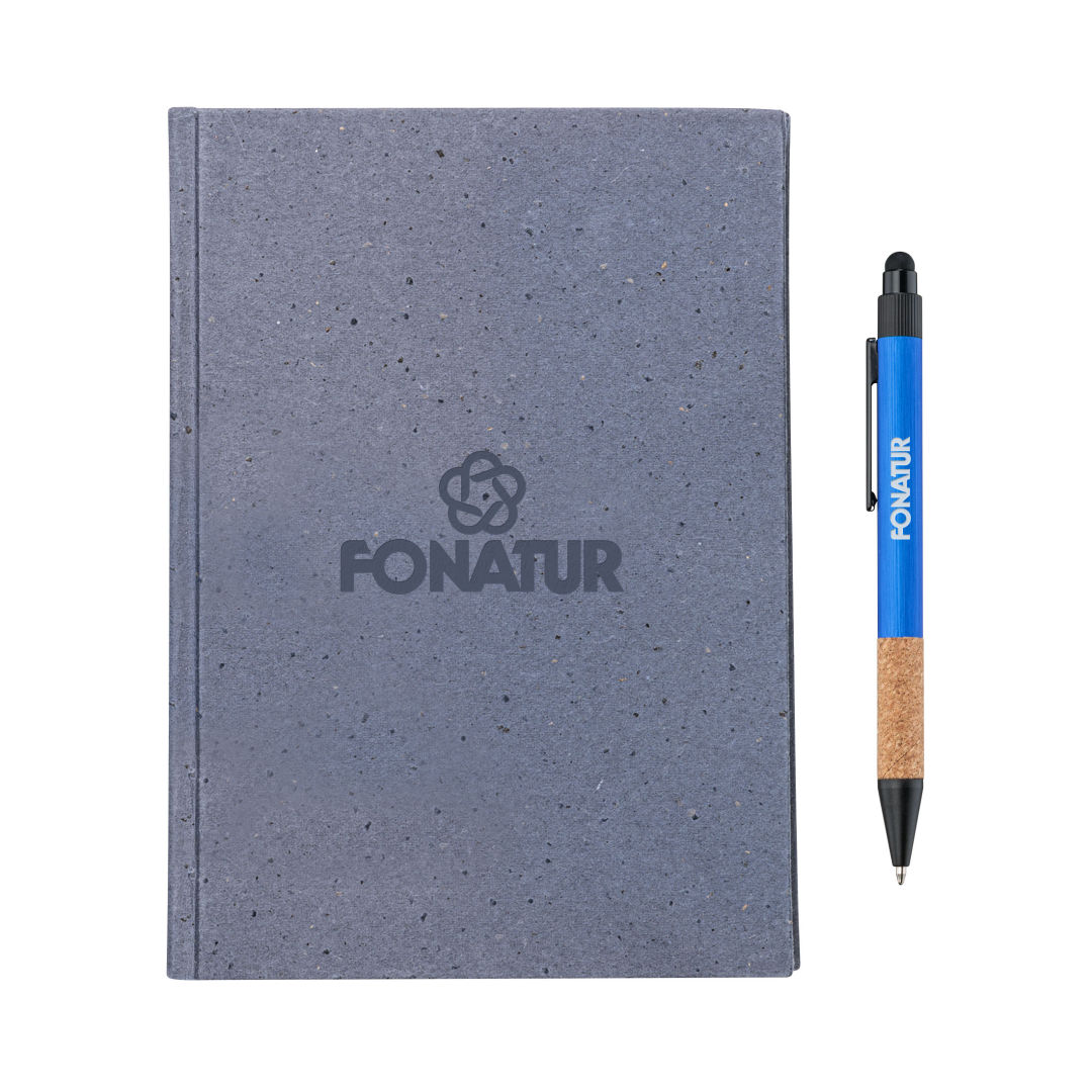 Tree Free Notebook/Manuel Recycled Pen Gift Set 1