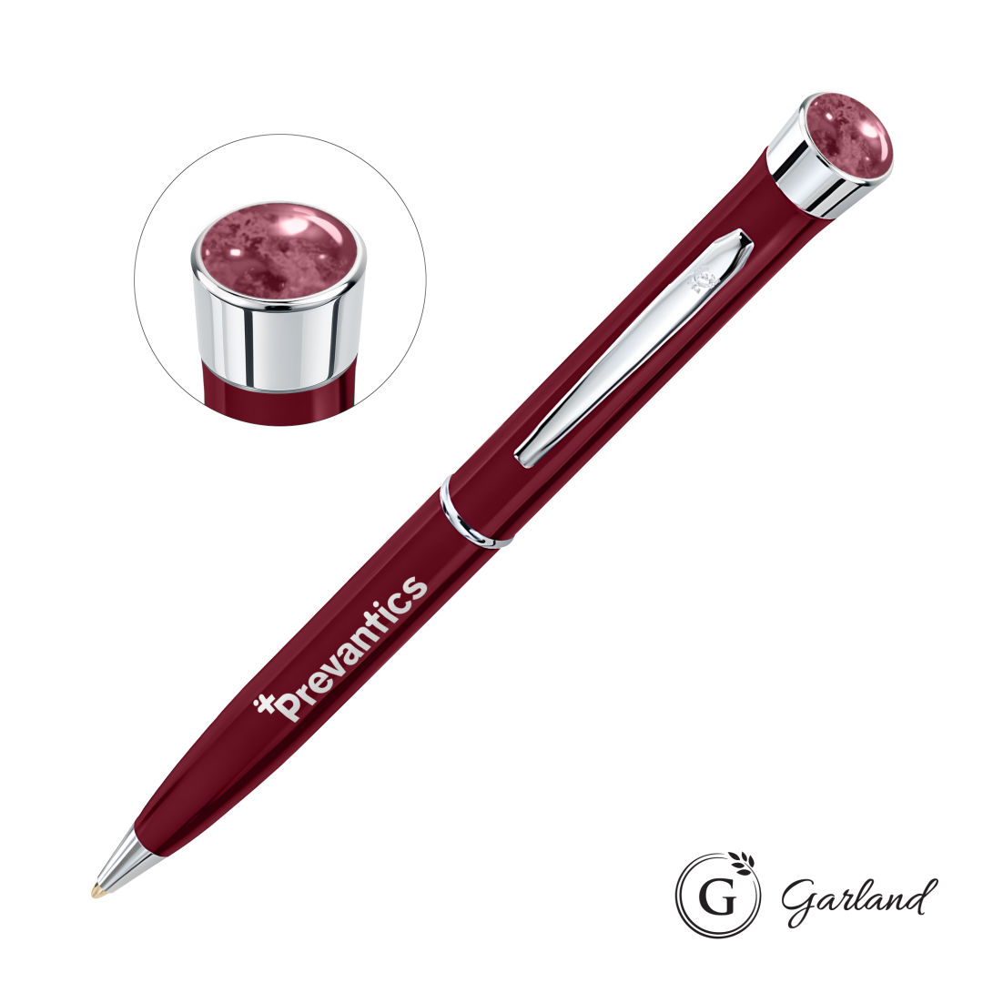 Garland® Color Aura Twist Ballpoint Pen - Chrome Accent 1