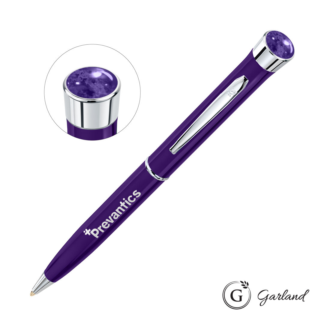 Garland® Color Aura Twist Ballpoint Pen - Chrome Accent 1