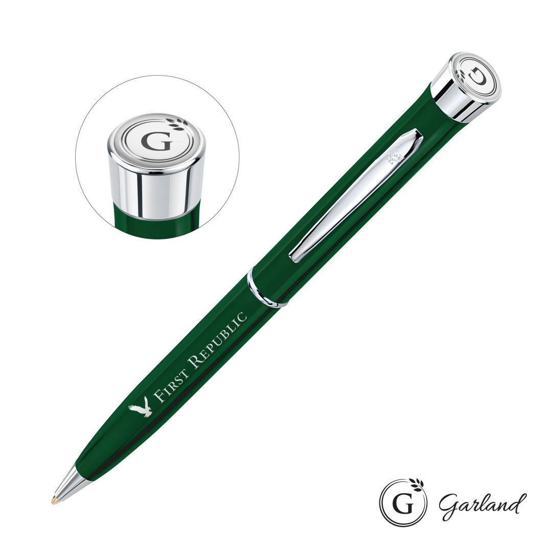 Garland® Color Twist Ballpoint Pen - Chrome Accent 1