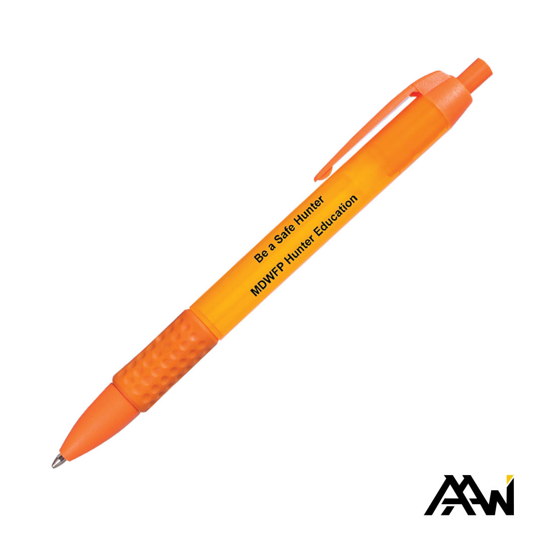 Widebody Grip Pen Translucent Barrel - Matte 1