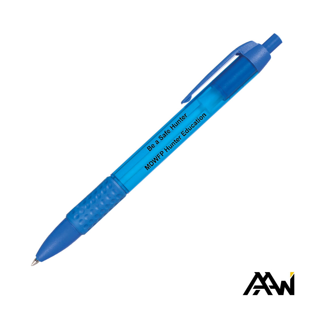 Widebody Grip Pen Translucent Barrel - Matte 1