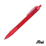Widebody Grip Pen Translucent Barrel - Matte - Red (Blank) Widebody Grip Pen Translucent Barrel - Matte - Red (Blank)
