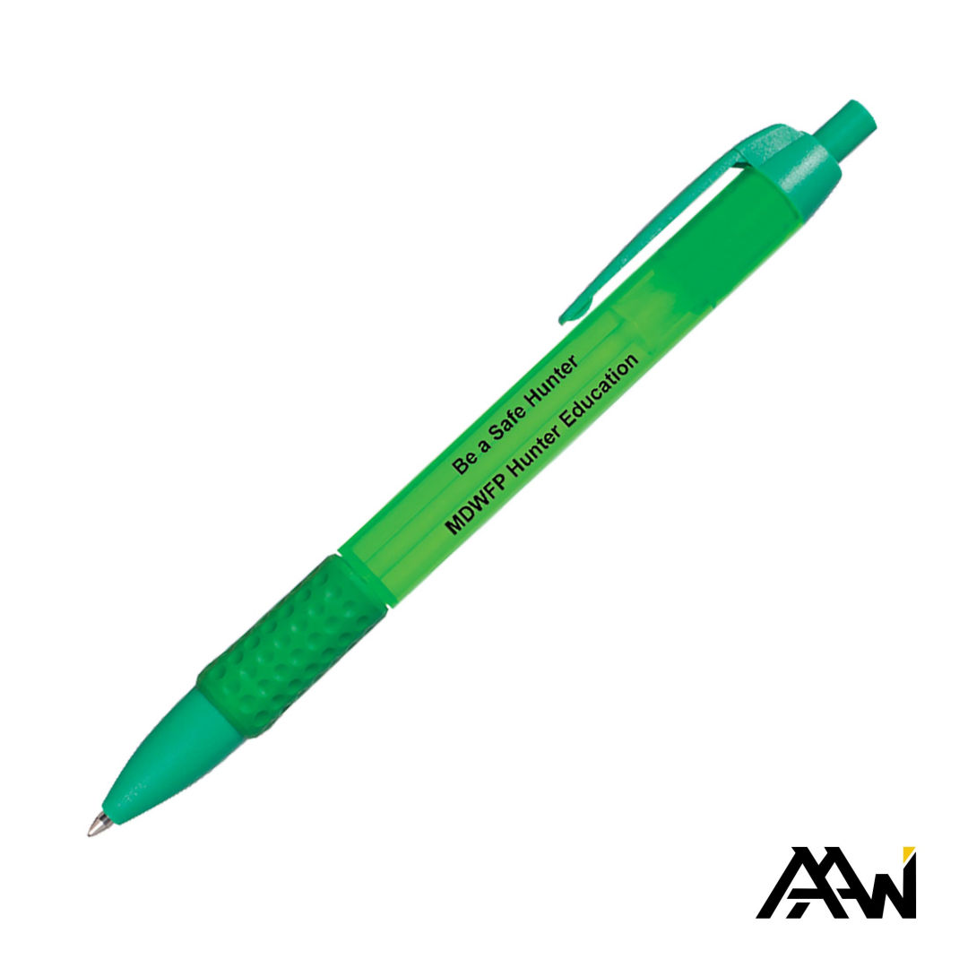 Widebody Grip Pen Translucent Barrel - Matte 1