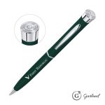 Garland® Color Matte Emblem Twist Ballpoint Pen - Chrome - Matte Green / Chrome Garland® Color Matte Emblem Twist Ballpoint Pen - Chrome - Matte Green / Chrome