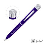 Garland® Color Matte Emblem Twist Ballpoint Pen - Chrome - Matte Purple / Chrome Garland® Color Matte Emblem Twist Ballpoint Pen - Chrome - Matte Purple / Chrome