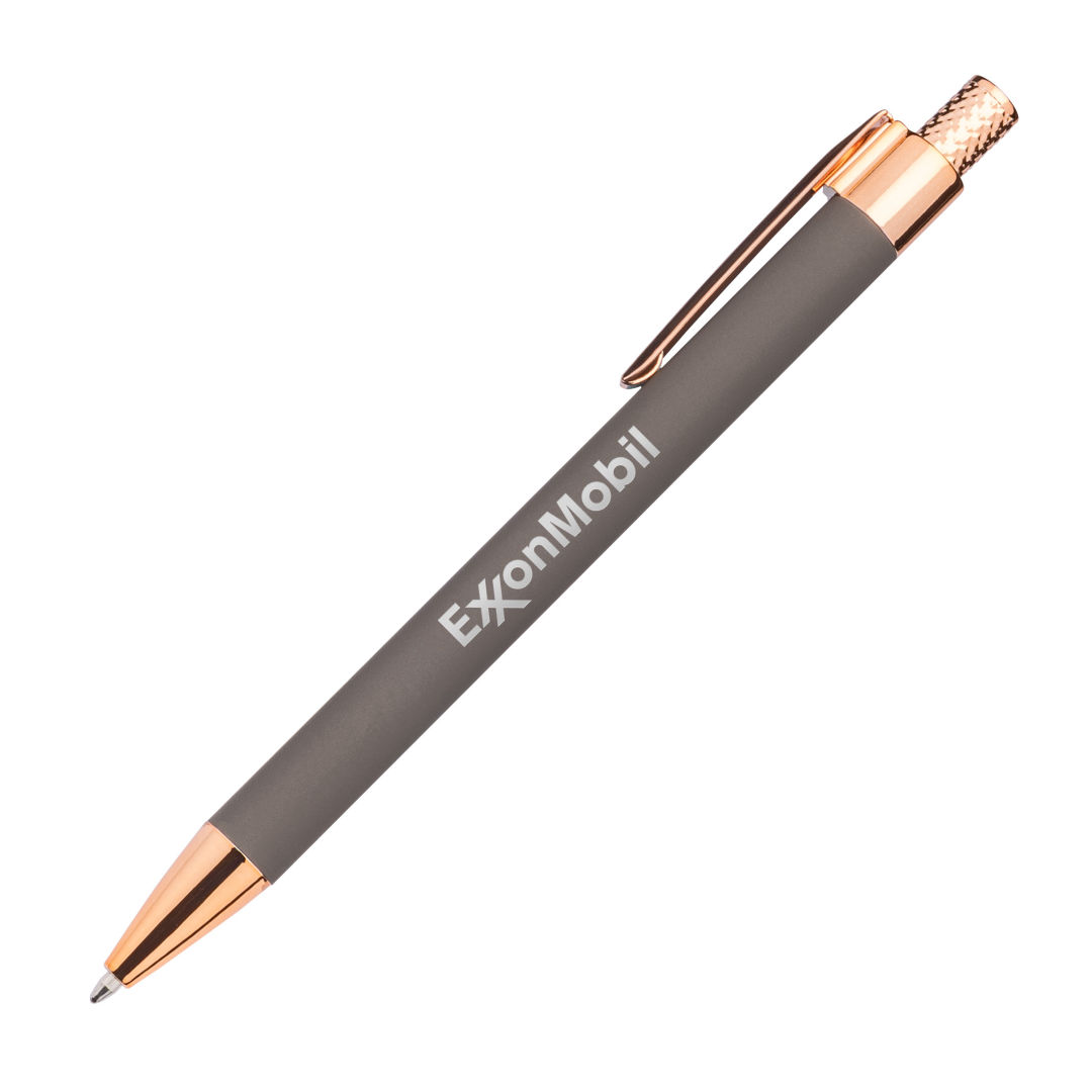 Avison Clicker Ballpoint Pen w/Rose Gold Accents 1