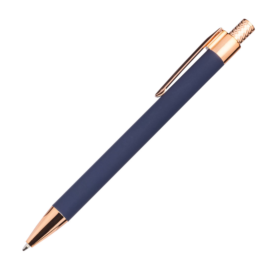 Avison Clicker Ballpoint Pen w/Rose Gold Accents 1