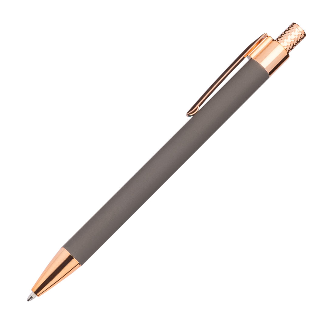 Avison Clicker Ballpoint Pen w/Rose Gold Accents 1