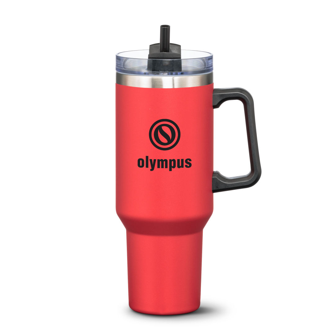 Compeer Handle Travel Mug w/Straw - 40oz 1