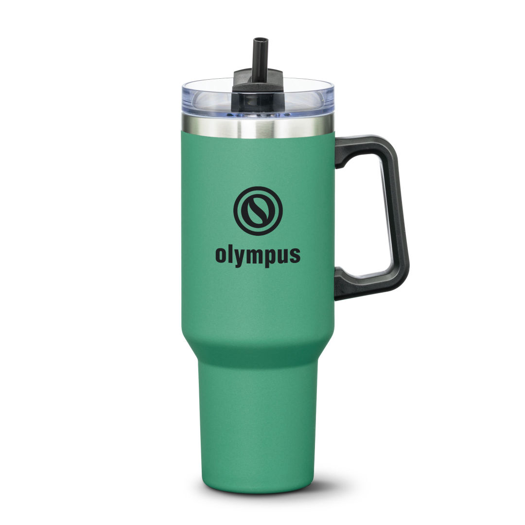 Compeer Handle Travel Mug w/Straw - 40oz 1