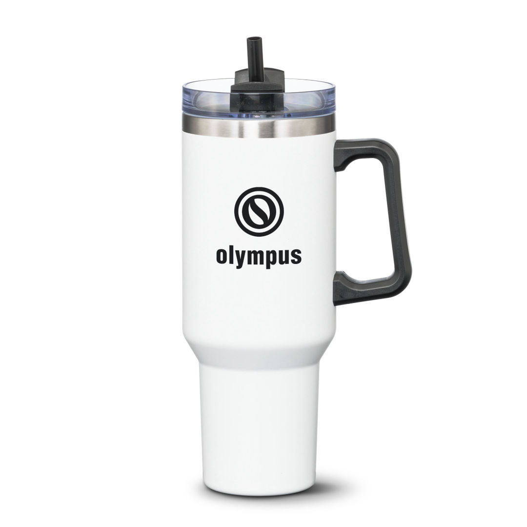 Compeer Handle Travel Mug w/Straw - 40oz 1