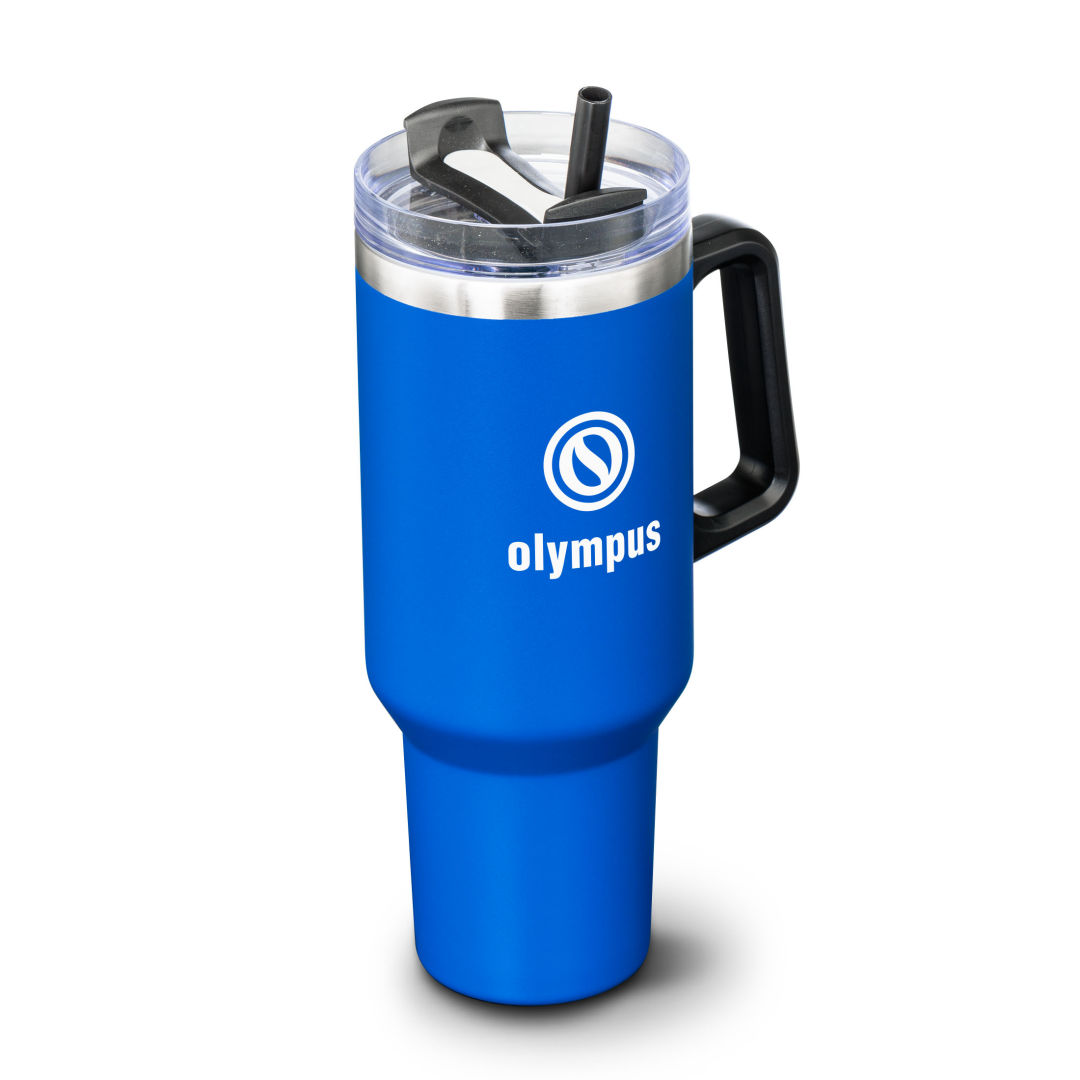 Compeer Handle Travel Mug w/Straw - 40oz 1