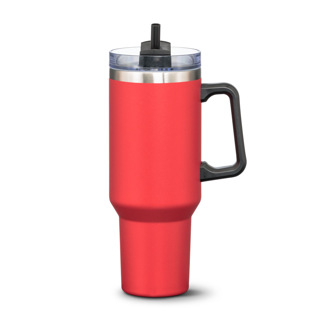 Compeer Handle Travel Mug w/Straw - 40oz 1