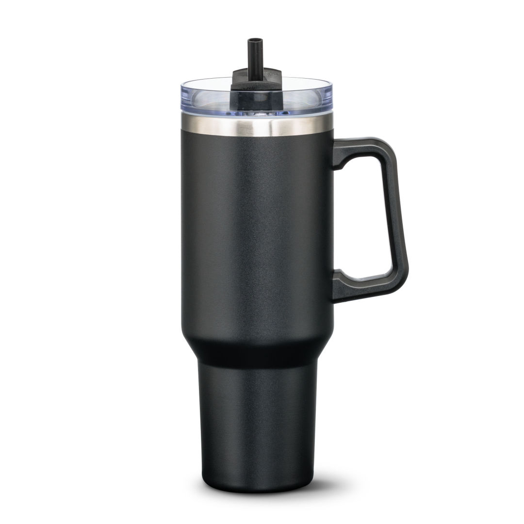 Compeer Handle Travel Mug w/Straw - 40oz 1