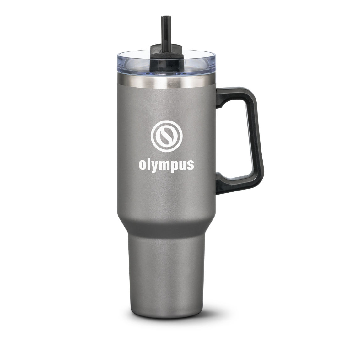 Compeer Handle Travel Mug w/Straw - 40oz 1