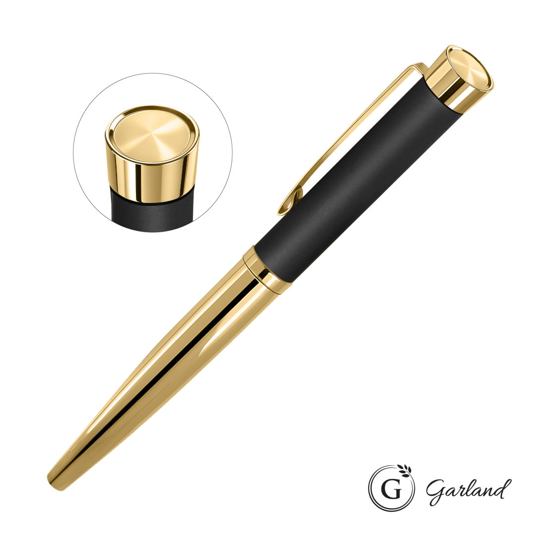 Garland® Executive Cust Emblem Monogram Rollerball Pen-Gold 1