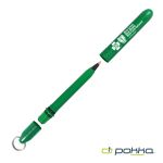 Pokka® Pocket Pen w/Dock & Gold Keyring - Kelly Green Pokka® Pocket Pen w/Dock & Gold Keyring - Kelly Green