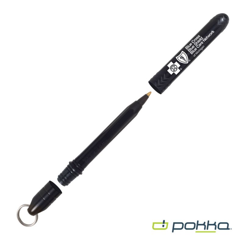 Pokka® Pocket Pen w/Dock & Gold Keyring 1 Pokka® Pocket Pen w/Dock & Gold Keyring 1