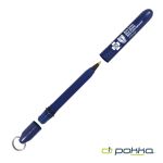 Pokka® Pocket Pen w/Dock & Gold Keyring - Dark Blue Pokka® Pocket Pen w/Dock & Gold Keyring - Dark Blue