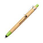 Twain Bamboo Pen & Stylus - Lime Green Twain Bamboo Pen & Stylus - Lime Green