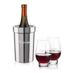Milano Wine Cooler & Glenarden Stemless Wine Set 1 Milano Wine Cooler & Glenarden Stemless Wine Set 1