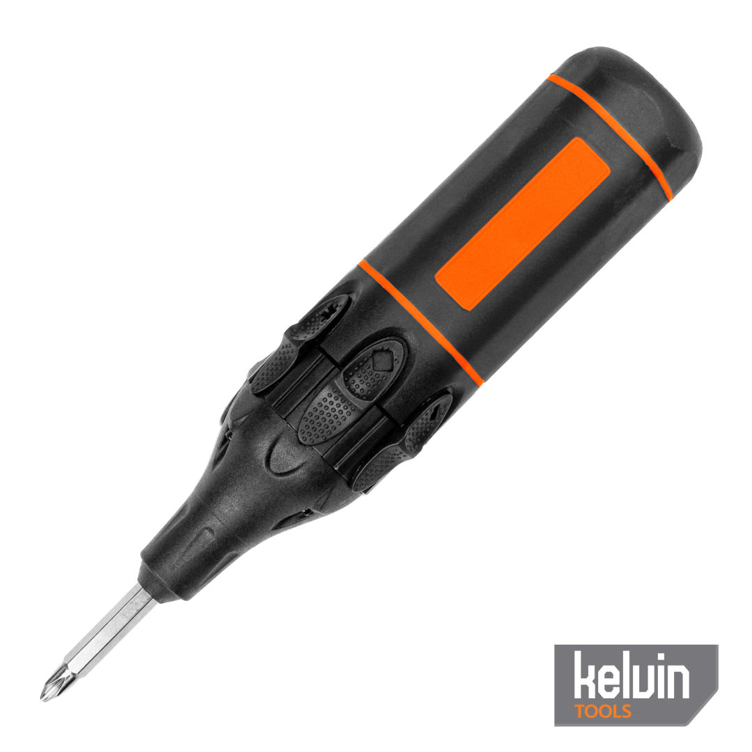 Kelvin Retractor Auto Advance Spring-Loaded Multi-Tip Screwdriver 1