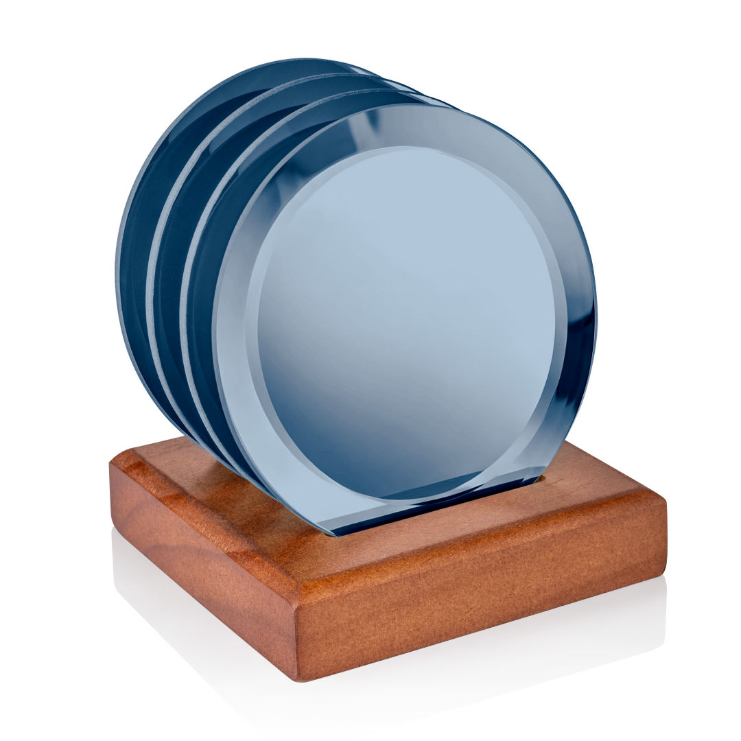 Aladdin Coasters - Set of 4 on Walnut 1