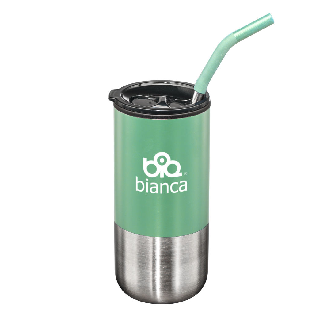 Bondi Double Wall Tumbler w/ Straw -18oz 1