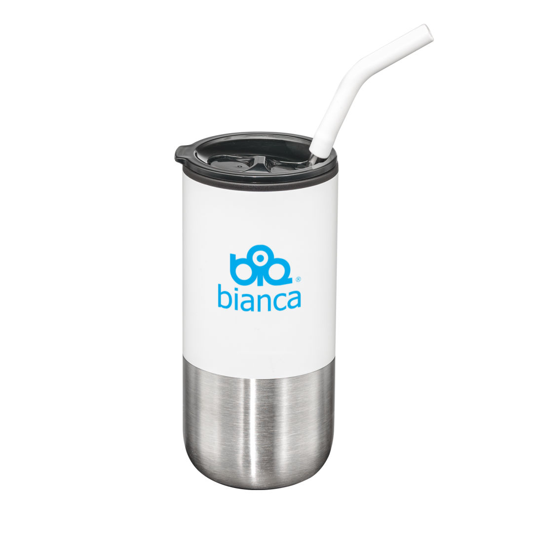 Bondi Double Wall Tumbler w/ Straw -18oz 1