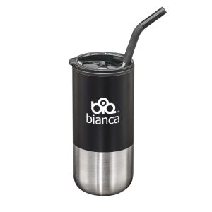 Bondi Double Wall Tumbler w/ Straw -18oz 1 Bondi Double Wall Tumbler w/ Straw -18oz 1