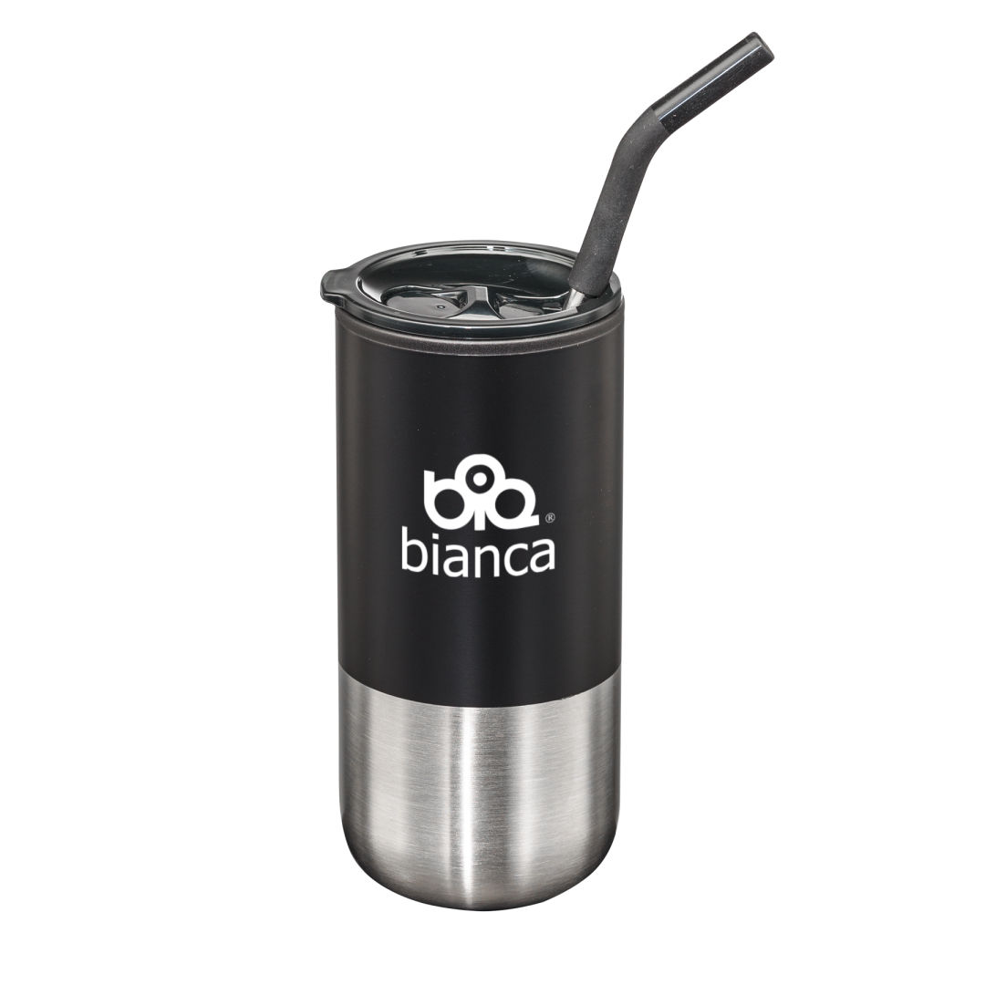 Bondi Double Wall Tumbler w/ Straw -18oz 1