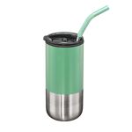 Bondi Double Wall Tumbler w/ Straw -18oz - Red (Blank) Bondi Double Wall Tumbler w/ Straw -18oz - Red (Blank)