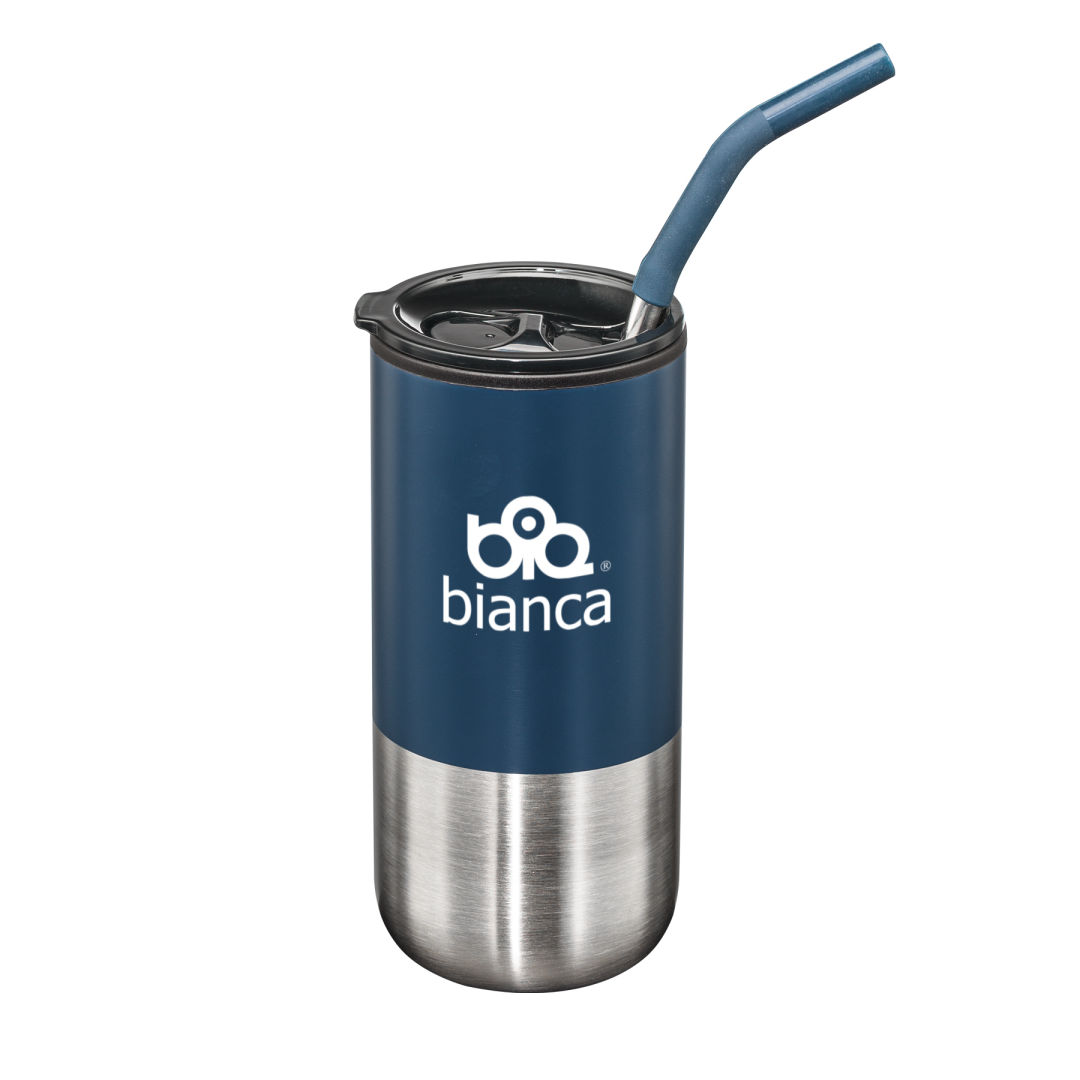 Bondi Double Wall Tumbler w/ Straw -18oz 1
