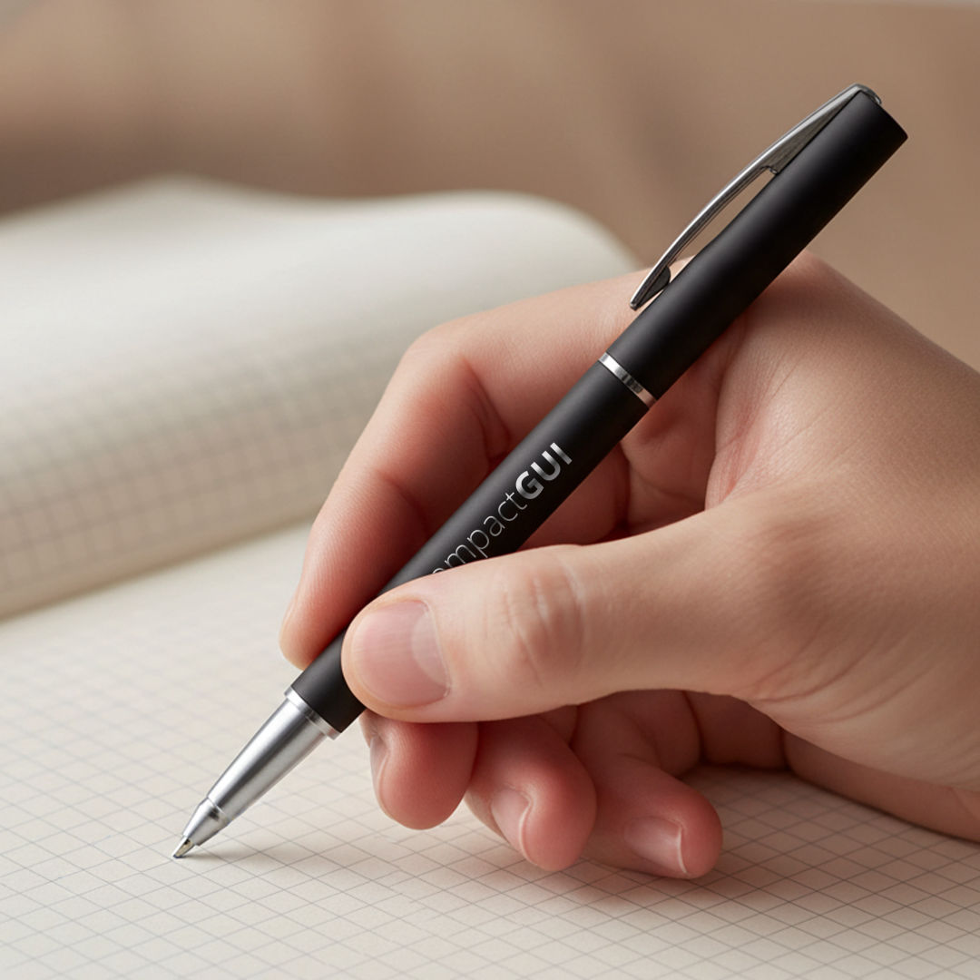Whetton Recycled Stainless Steel Rollerball Pen 1