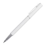 Whetton Recycled Stainless Steel Rollerball Pen - White (Blank) Whetton Recycled Stainless Steel Rollerball Pen - White (Blank)