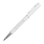 Whetton Recycled Stainless Steel Rollerball Pen - White Whetton Recycled Stainless Steel Rollerball Pen - White