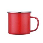 Klimt Enamel Speckeled Mug - 16oz - Red (Blank) Klimt Enamel Speckeled Mug - 16oz - Red (Blank)