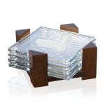 Wealdon Coaster - Set of 4 - Starfire / Clear / 4 x 4 Wealdon Coaster - Set of 4 - Starfire / Clear / 4 x 4