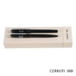 Cerruti 1881® Block Ballpoint Pen & Fountain Pen Gift Set 2 Cerruti 1881® Block Ballpoint Pen & Fountain Pen Gift Set 2