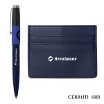 Cerruti 1881® Brick Ballpoint Pen & Card Holder Gift Set - Navy Cerruti 1881® Brick Ballpoint Pen & Card Holder Gift Set - Navy