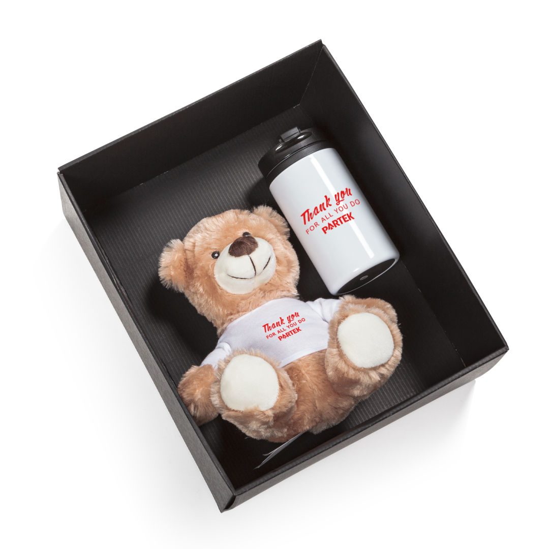 Chester Teddy Bear/Tumbler Gift Set 1