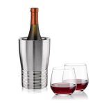 Genoa Wine Cooler & Garland Stemless Wine Set - Set of 3 (Blank) Genoa Wine Cooler & Garland Stemless Wine Set - Set of 3 (Blank)