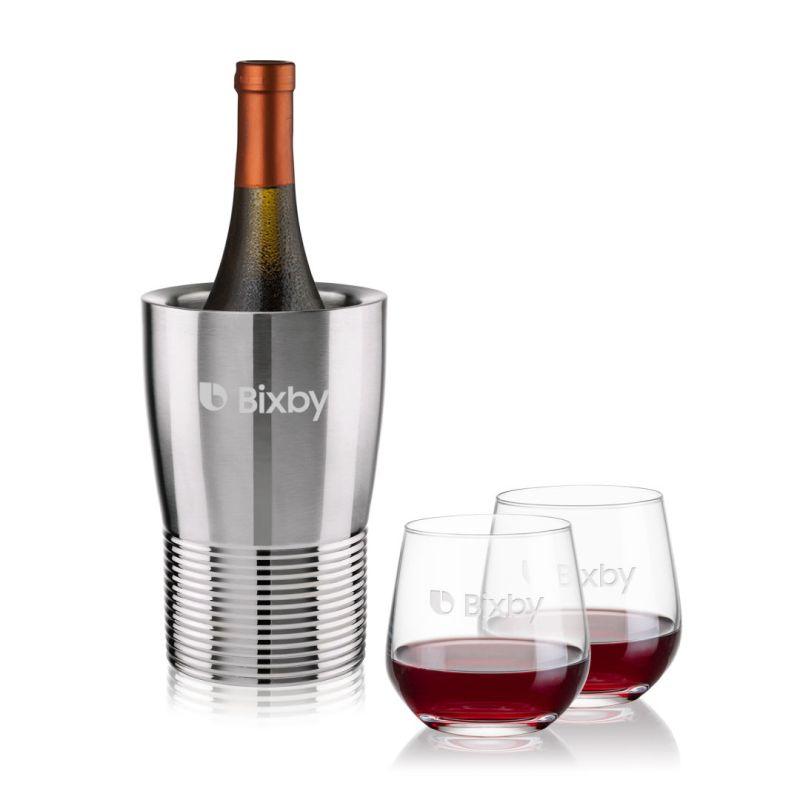 Genoa Wine Cooler & Garland Stemless Wine Set 1 Genoa Wine Cooler & Garland Stemless Wine Set 1
